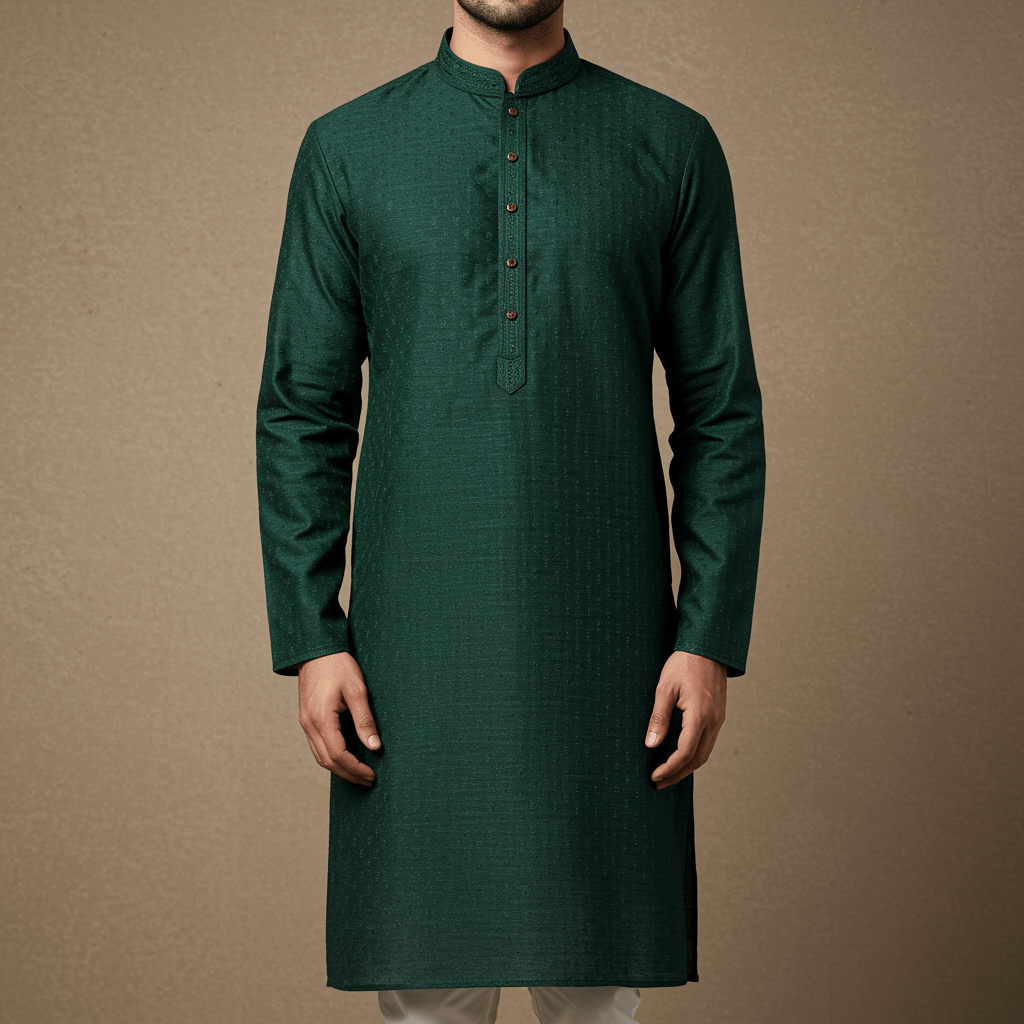 Elegant Dark Green Kurta
